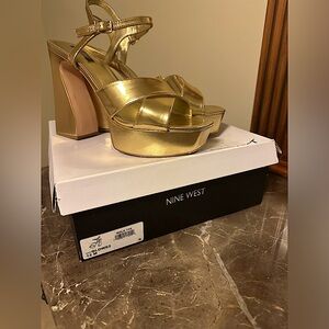Nine West “Glows” Platform Sandal